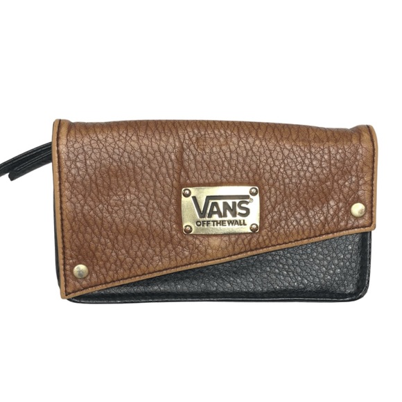 Vans Handbags - Vans Brown and Black Leather Wallet